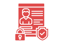 Sensitive Information Document with lock and checkmark